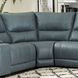 Whitman Verona Azure Cordless Leather Power Reclining Sectional