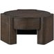 Salina Espresso Round Coffee Table