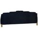 Empire Black 83" Sofa with LED