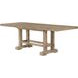 Napa Brown 72" Extendable Rectangular Counter Height Dining Table