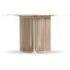 Trellis Brown and Beige Outdoor Dining Room Set