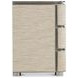 Corinne Beige 3 Drawer Nightstand with USB Port