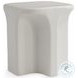 Lennox Chalky White Square Outdoor Side Table