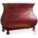 Melange Distressed Red Bombe Chest