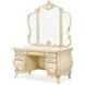 Platine de Royale Champagne Vanity Set with Arched Mirror and Bench