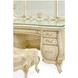 Platine de Royale Champagne Vanity Set with Arched Mirror and Bench