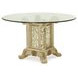 Platine de Royale Champagne 54" Round Dining Table