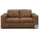 Inglewood Vintage Brown Derby Leather Loveseat