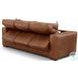 Inglewood Vintage Brown Derby Leather 91" Queen Sleeper Sofa
