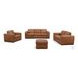 Inglewood Vintage Brown Derby Leather 92" Sofa