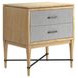 Loft Brown and Gray 2 Drawer Nightstand