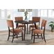 Tioga Brown Upholstered Dining Chair Set of 2