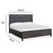 Merrifield Raisin Black King Panel Bed