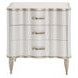 London Crest Creamy Pearl 3 Drawer Nightstand
