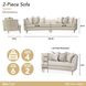 Malibu Crest Pearl 2 Piece Modular Sectional Sofa with Pillow