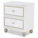 Sky Tower Cloud White 2 Drawer Nightstand