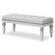 Sky Tower Cloud White 49" Bedside Bench