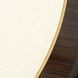 Belmont Place Espresso and White 60" Round Dining Table