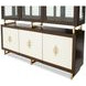 Belmont Place Espresso 6 Door China Cabinet and Buffet with LED