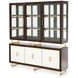 Belmont Place Espresso 6 Door China Cabinet and Buffet with LED