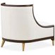 Belmont Place Cream Upholstered Accent Chair with Pillow