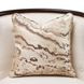 Belmont Place Cream Upholstered Accent Chair with Pillow