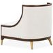 Belmont Place Cream Upholstered Accent Chair with Pillow