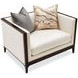 Belmont Place Cream Upholstered Matching Accent Chair with Pillow