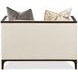 Belmont Place Cream Upholstered Matching Accent Chair with Pillow