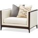 Belmont Place Cream Upholstered Matching Accent Chair with Pillow