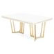 Palmcrest Cloud White 96" Extendable Rectangular Dining Table