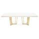 Palmcrest Cloud White 96" Extendable Rectangular Dining Table