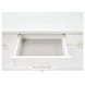 Palmcrest Cloud White Sideboard with Adjustable Shelves and 2 Storage Drawers