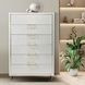 Palmcrest Cloud White 6 Drawer Chest