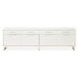 Palmcrest Cloud White 82" Media Cabinet with 4 Storage Drawers