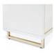 Palmcrest Cloud White 82" Media Cabinet with 4 Storage Drawers
