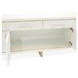 Palmcrest Cloud White 82" Media Cabinet with 4 Storage Drawers