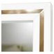 Palmcrest Cloud White Rectangle Wall Mirror