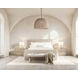 Antibes Beige California King Panel Bed