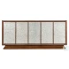 Lloyds Leopard Brown And Silver Entertainment Credenza