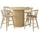 Auden Natural 5 Piece Counter Height Dining Set