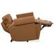 Phoenix Autumn Caramel Leather Zero Gravity Power Recliner with LED and USB Charging