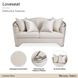 London Place Champagne 71" Loveseat