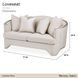 London Place Champagne 71" Loveseat
