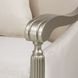 London Place Porcelain Upholstered Accent Chair with Pillow