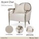 London Place Porcelain Upholstered Accent Chair with Pillow