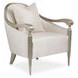 London Place Porcelain Upholstered Accent Chair with Pillow