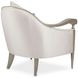 London Place Porcelain Upholstered Accent Chair with Pillow