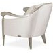 London Place Porcelain Upholstered Accent Chair with Pillow