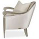 London Place Porcelain Upholstered Accent Chair with Pillow